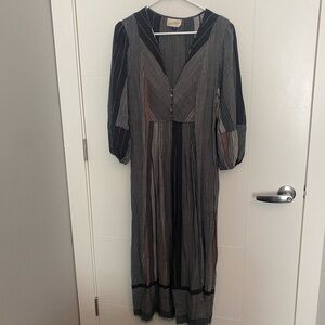 Navy Striped Maxi Dre’s